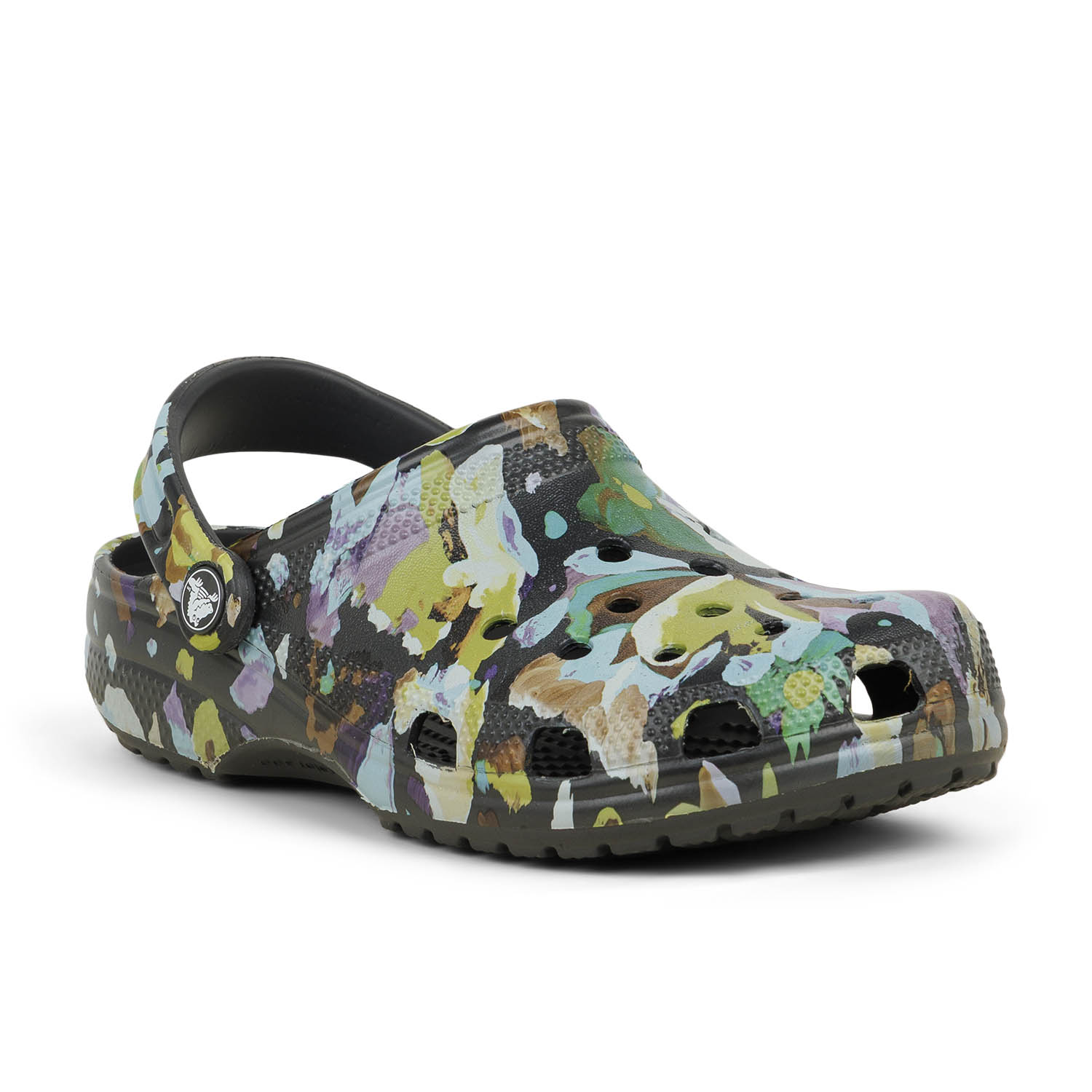 02 - CLASSIC PAINTED FLORAL CLOG - CROCS - - Synthétique