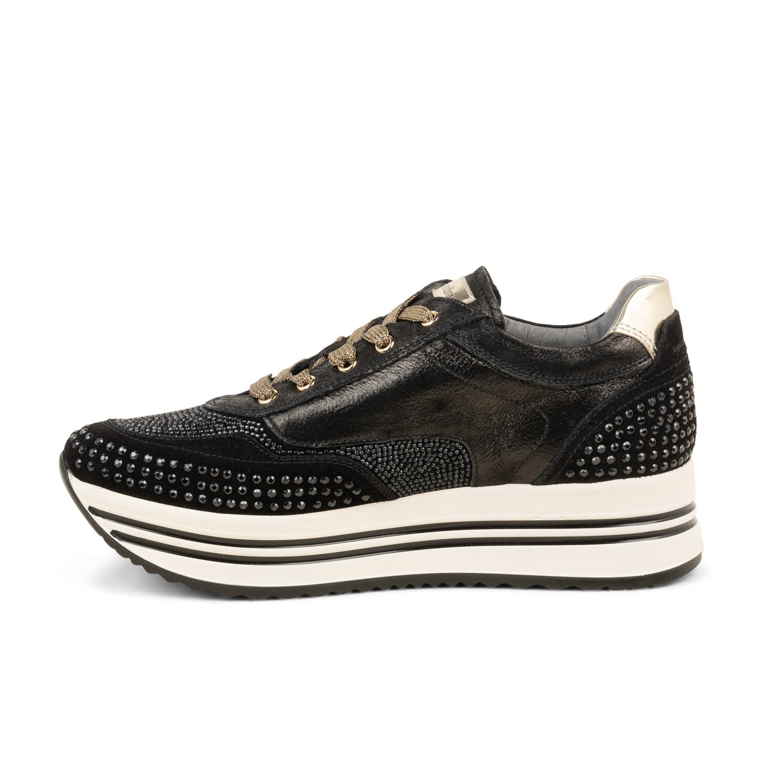04 - NEROPIE - NEROGIARDINI - Baskets - Cuir