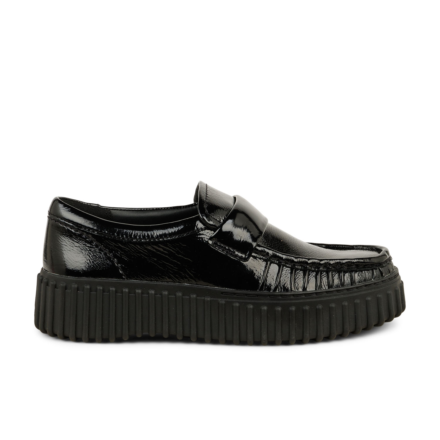 01 - TORHILL MOC  - CLARKS -  - Cuir verni