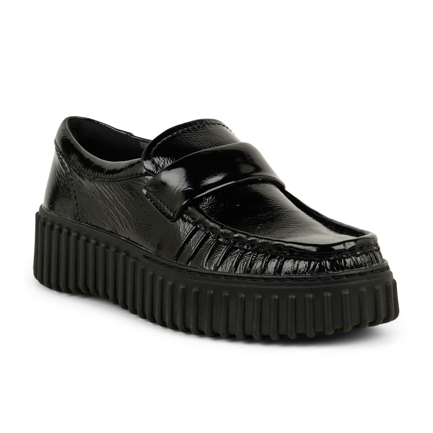 02 - TORHILL MOC  - CLARKS -  - Cuir verni