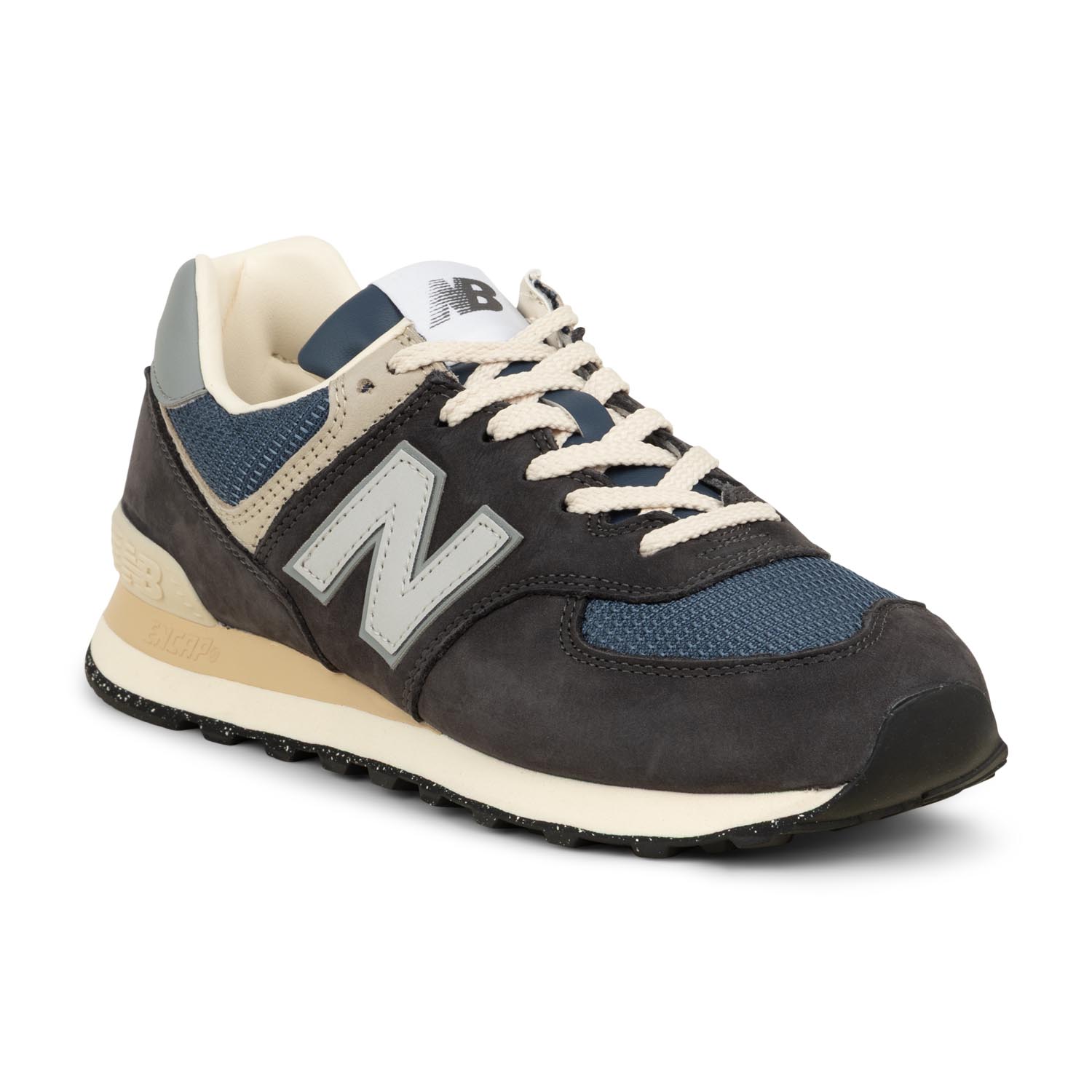 02 - U574 - NEW BALANCE -  - Cuir / textile