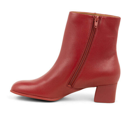 Bottines discount femme rouge