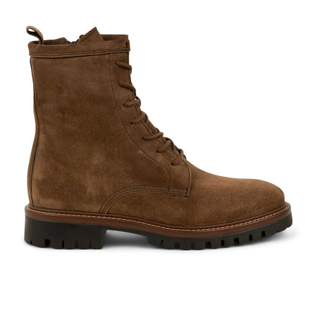 Boots femme marron daim online