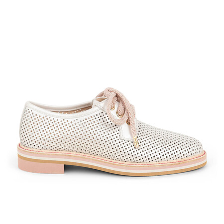 Derbies Femme Blanc Bessec Chaussures