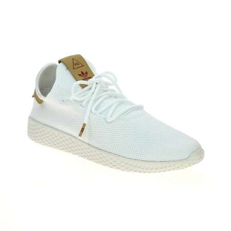 Baskets PHARRELL WILLIAMS TENNIS HU ADIDAS Or Bronze Blanc Homme Bessec Chaussures