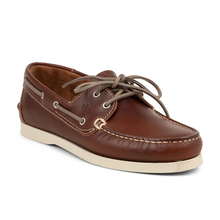 Chaussures bateau Homme Marron Bessec Chaussures