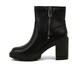 04 - ALLINGTON HEIGHTS MID ZIP UP BOOT BLACK FULL GRAIN - TIMBERLAND -  - Cuir