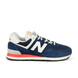01 - U574 - NEW BALANCE -  - Cuir / textile