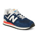 02 - U574 - NEW BALANCE -  - Cuir / textile
