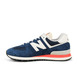 04 - U574 - NEW BALANCE -  - Cuir / textile